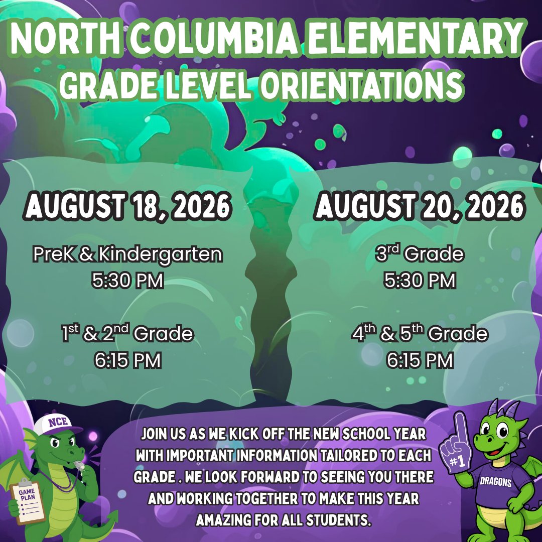 Grade Level Orientations
